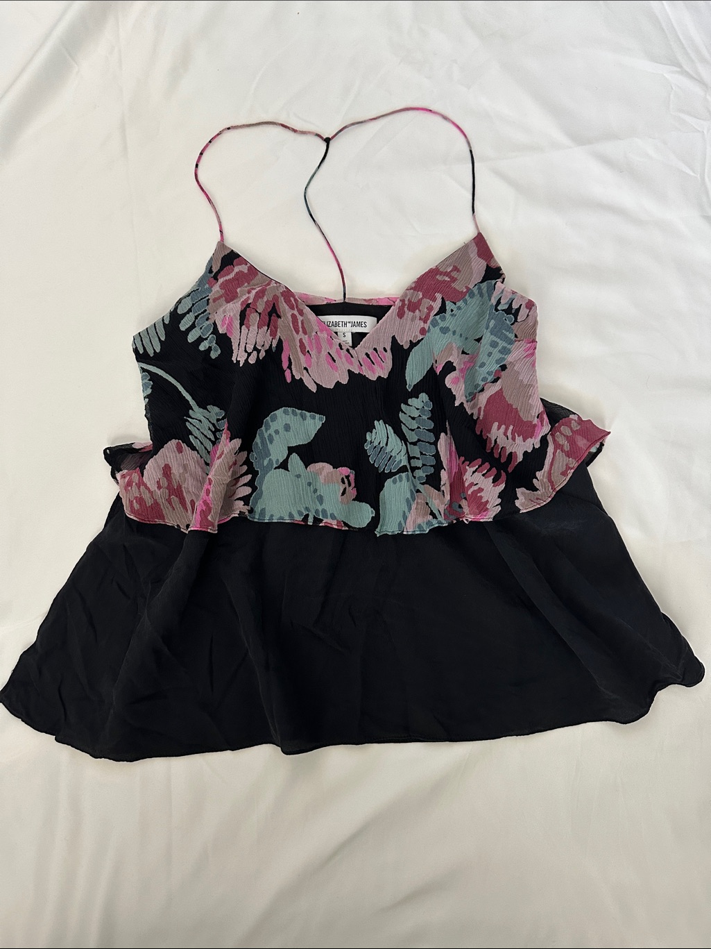 Elizabeth & James Silk Top Size Small